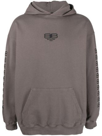 Balenciaga Felpa con cappuccio - Grigio