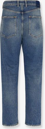 Golden Goose Mens Jeans Pant Happy Blue Cotton