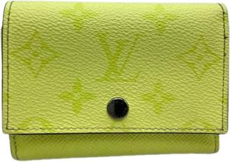 Louis Vuitton Pre-owned Taigarama Wallet (tri-fold) - Dames - Vintage Accessoires - Groen - ONE Size - Vintage