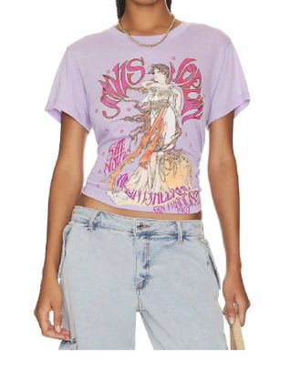 Chaser Janis Joplin Avalon Ballroom Top In Lavender