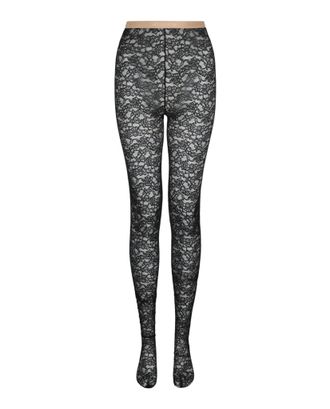 Valentino Floral Lace Tights