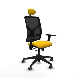 Piqueras y Crespo Silla De Oficina Piqueras Y Crespo Motilla Negro C&oacute;moda Duradera