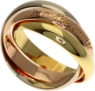 Cartier Trinity Yellow Gold (18K) Pink Gold (18K) White Gold (18K) Band Ring (Pre-Owned)