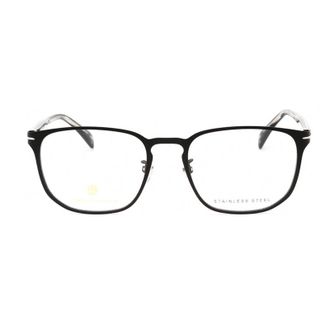 David Beckham Square Full Rim Metal Eyeglasses - Black
