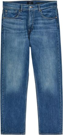 7 For All Mankind Modern Straight-leg Jeans - Mid Blu - 30 (W30 / S)