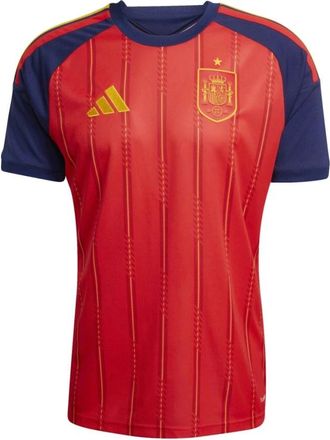 adidas Rfef H JSY - Heren - Sportshirts - Rood - S - Polyester - Fitness