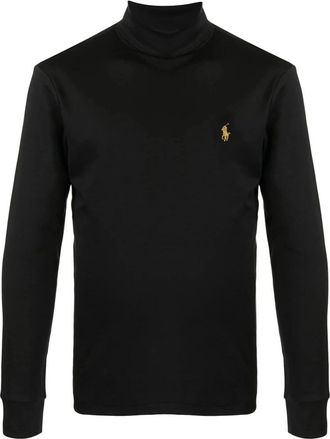 Polo Ralph Lauren Katoenen Rollneck Sweater - Heren - Coltruien - Zwart - 2XL - Katoen - Truien & Vesten