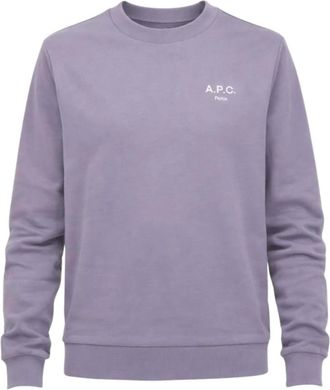 A.P.C. Rue Madame Lavande Sweatshirt - Heren - Sweatshirts - Paars - S - Hoodies & sweatvesten