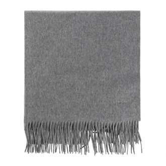 Max Mara Winter Scarves, female, Gray, Size: ONE SIZE Baci Cashmere Scarf