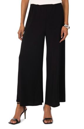 Vince Camuto Wide Leg Pants in Rich Black at Nordstrom, Size X-Large P