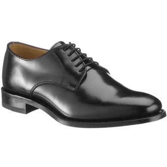 Loake 205 Leather Mens Lace Up Shoes - Black - Size:UK 10.5