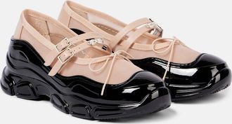 Simone Rocha Ballerine Mary Jane Tracker con pelle