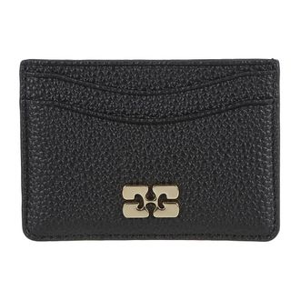 Ganni Wallets & Cardholders, female, Black, Size: ONE SIZE Bou Card Holder