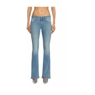 Diesel Jeans, Dames, Blauw, W30 L32, Denim, Flared Jeans