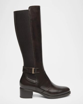 Nero Giardini 40mm Leather Knee-High Boots