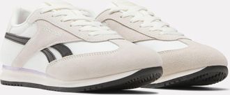 Reebok Classic Trainingsschuh REEBOK CLASSIC REEBOK WORLD 70, Damen, Gr. 37,5, wei&szlig;, lila, wei&szlig;, Leder, Synthetik, Textil, Schuhe Trainingsschuh