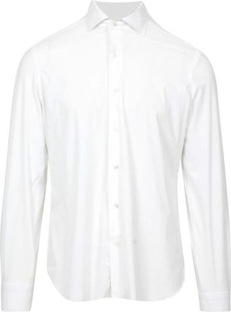 Barba Camicia Classica con Collo Italiano - - Shirts - Uomo - Bianco - XL