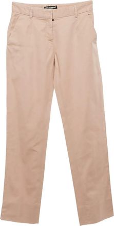 Dolce & Gabbana Gabardine broek - Roze