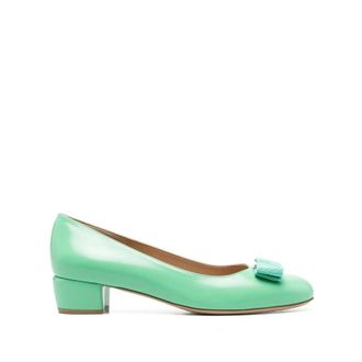Ferragamo Ladies Fresh Mint Heels, US Size 5.5