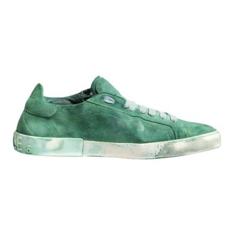 Dolce & Gabbana Sneakers, male, Green, Size: 11 US Low Top Sneakers