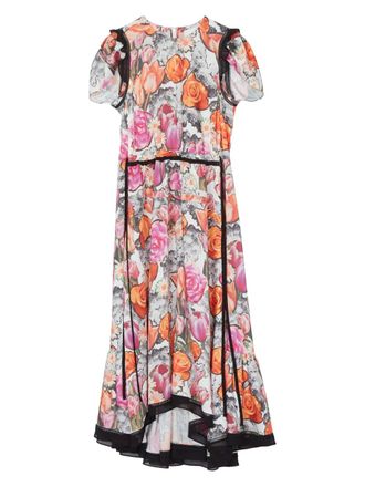 3.1 Phillip Lim floral-print midi dress - Pink