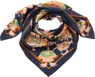 Etro Vierkante Zijden Sjaal - Heren - Zijden sjaals - Blauw - ONE Size - Accessoires