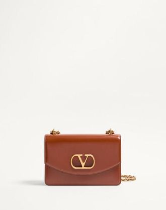 Valentino Garavani Valentino Garavani Vain Shoulder Bag In Shiny Calfskin Wo