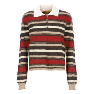 Guest In Residence Grizzly Cropped Rugby - Tops - Mujer - Multicolor - XS