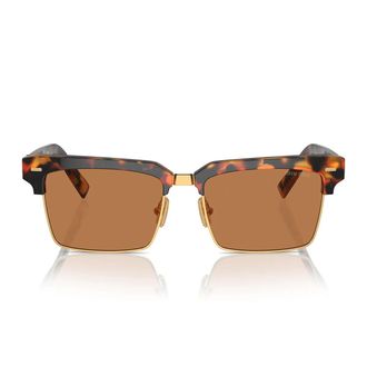 Miu Miu Sunglasses Mu10 Zs 19 P2 Z1 Havana/Brown Women