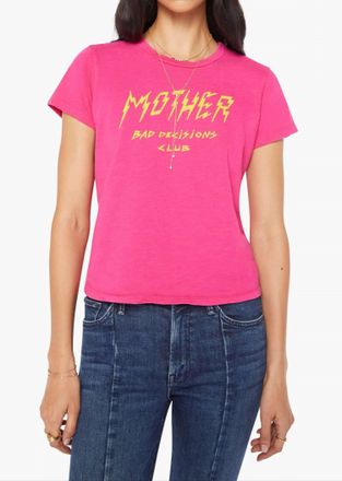 Mother Lil Sinful Short Sleeve Tee In Bad Decisions