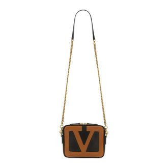 Valentino Garavani Tassen, Heren, Veelkleurig, ONE Size, Leer, Vltn Camouflage Leren Crossbody Tas