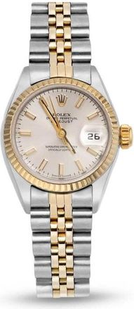 Rolex Pre-owned Rolex Datejust Automatic Chronometer White Dial Ladies Watch 179173 WSJ