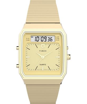 Timex Q Reissue Mens Gold Watch TW2Y06000 Stainless Steel - One Size