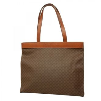 Celine Brown Pvc Tote Bag (Pre-Owned)