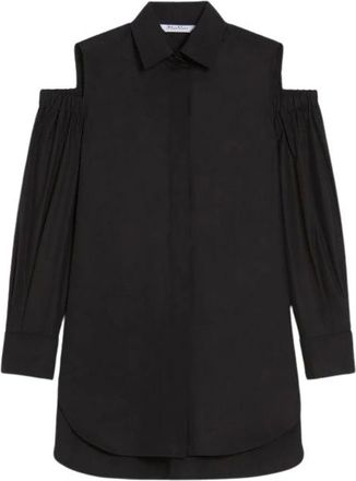 Max Mara Dames, Blouses & Shirts, Zwart, Maat: L