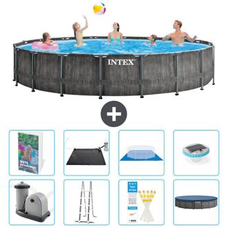 Intex Piscina Prism Frame Redonda - 549x122 Cm - 9-piezas S598