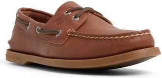 Sperry Top-Sider Authentic Original 2-Eye Cross Lace Boat Shoe in Tan at Nordstrom, Size 10.5