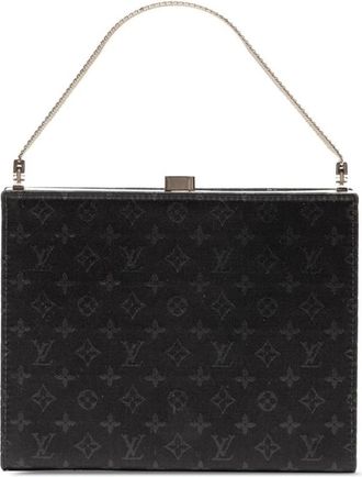 Louis Vuitton Pre-owned Chain Handle Top Handle Bag - Dames - Vintage Handtas - Zwart - ONE Size - Vintage