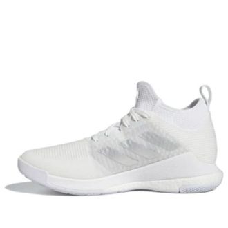 adidas (WMNS) adidas Crazyflight Mid White Silver Metallic 2023 HQ3491