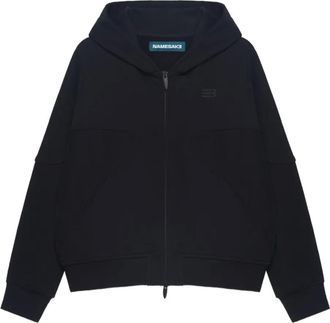 Namesake zip hooded sweatshirt - unisex - Cotton/Polyester - M - Black