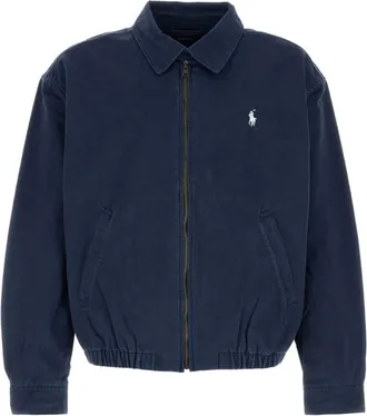 Polo Ralph Lauren Jassen, Heren, Blauw, M, Twill Bomberjack