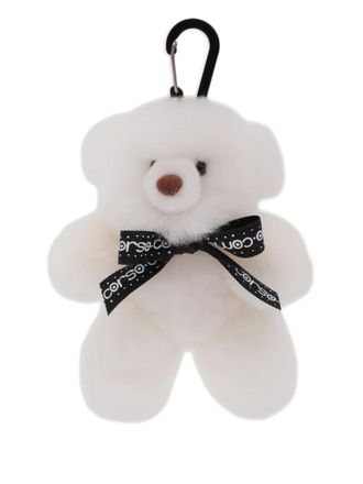 10 Corso Como teddy bear keyring - White