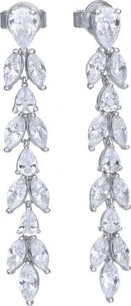 Diamonfire Diamonfire Womens 6220211082 Ladies Earrings Silver Sterling - One Size