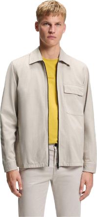 HUGO BOSS Lorum-overshirt voor heren (Grijs)
