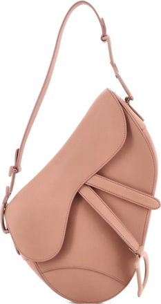 Dior Borsa a spalla Saddle media in pelle ultraopaca - Toni neutri