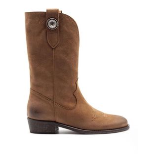 Via Roma 15 Cowboy Boots, female, Brown, Size: 8 US Midi Boot