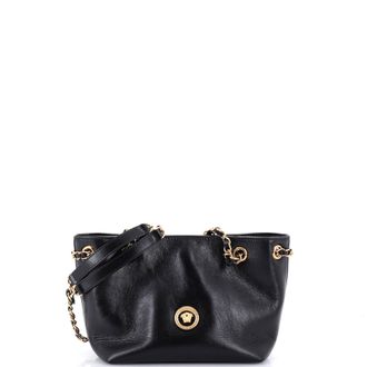 Versace Medusa Icon Chain Tote Leather Mini