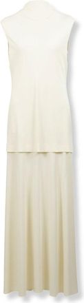 Jil Sander Sleeveless High-Neck Maxi Dress