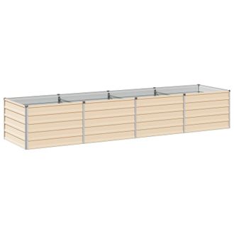 vidaXL Cama De Jard&iacute;n Elevada Marfil 320 X 80 X 55 Cm Vidaxl