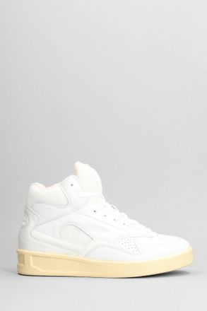 Jil Sander Sneakers in pelle bianca
